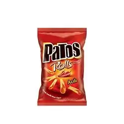 Patos Rolls Hot Red Pepper Flavored Chips 105 Gm