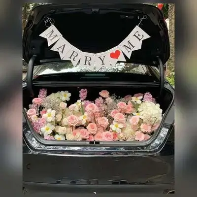 Car & Flowers Arrangement 10