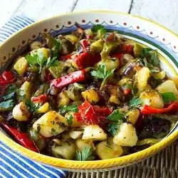 Potato With Green Pepper