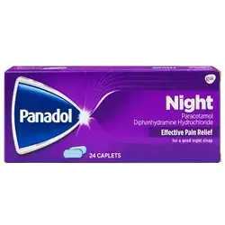Panadol Night Effective Pain Relief 24 Caplets _ gsk
