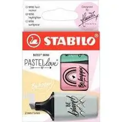 Highlight Stabilo 0703-49 Pastellove 3 pcs