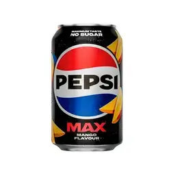 Pepsi Max Mango Flavour No sugar Europe 330ml