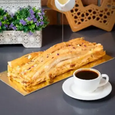 Cream Baklava Cake Long