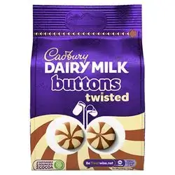 Cadbury Dairy Milk Buttons Twisted Chocolate Bag 105 Gm