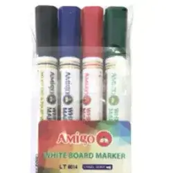White Bord Marker Amigo Set of 4 Color