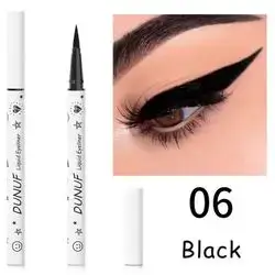 DUNUF Matte Colorful Liquid Eyeliner Pencil - Shade : 06 Black