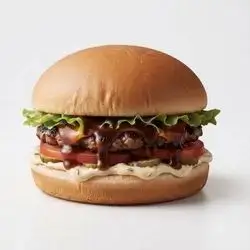 Meat burger hot