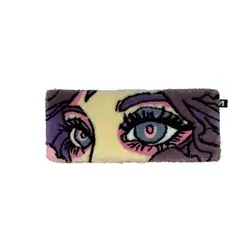 Ag Keyboard Rug Rest Hand Size 41cm+17cm Anime Eyes pink purple