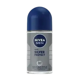 Anti-Transpirant Roll-On Silver Protect Antibacterial 72H Active Protection 50ml _ NIVEA