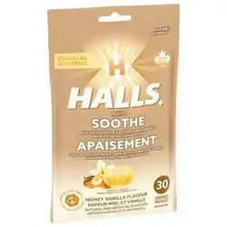 Halls throat soothing -honey vanilla 30drops