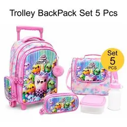 Trolley Bag School Set 5pcs