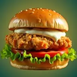 Golden Crunch Burger