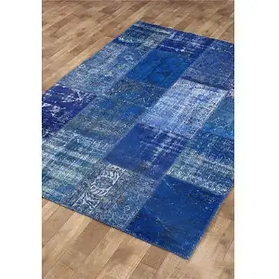 Liviadora Patchwork Carpet 140*200 Blue
