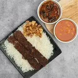 Rice And Kebab