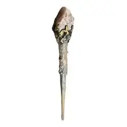 Crystal Wand Brown White 27cm