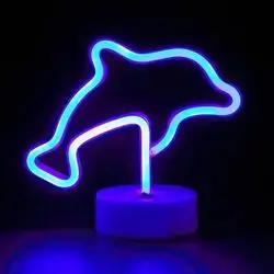 LED MODELING LAMP DOLPHIN-1 WITH STAND