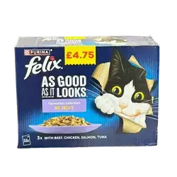 Purina Felix "As Good as It Looks" Favorites Selection in Jelly
