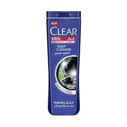 Clear Men Deep Cleanse With Activated Charcoal & Mint Shampoo 360Ml
