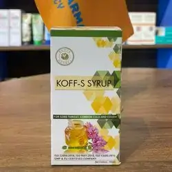 koff-s syrup for sore throat , common cold and cough for all types of cough including wet and dry cough