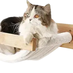 FUKUMARU Cat Hammock Wall Mounted