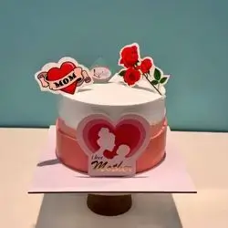 vanilla cake decoration 5