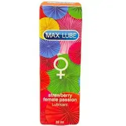 Max Lube strawberry female passion lubricant