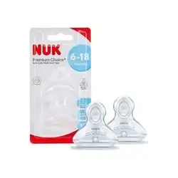 NUK 6-18months Premium Choice Anti-Colic Wide Neck Teat