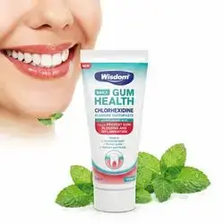 Wisdom Gum Health Chlorhexidine Fluoride Toothpaste Herbal Mint 75ml