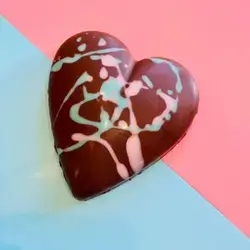 Chocolate Kunafa - Heart