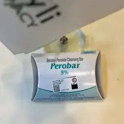 Perobar 5% Soap AJANTA Benzoyl Peroxide Cleansing Bar