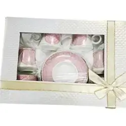 Coffe Set Colored 12 Pcs