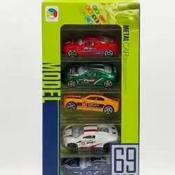 Small iron car set 6 pcs
