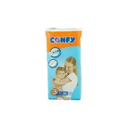 Confy Kids Midi Diapers (3) (4 To 9 Kgs) 36Diapers