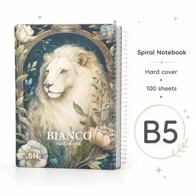 Hardcover Spiral Notebook – B5 | 100 Sheets