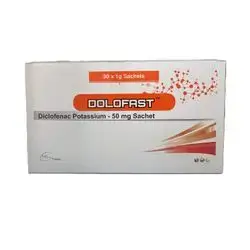 Dolofast 50mg Diclofenac Potassium 30 sachets