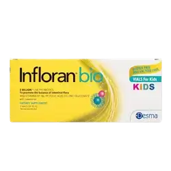 Infloran Bio Plus Zinc KIDS 7 Vials of 10ml _ Desma