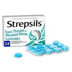 strepsils ( menthol ) sore throat and blocked nose