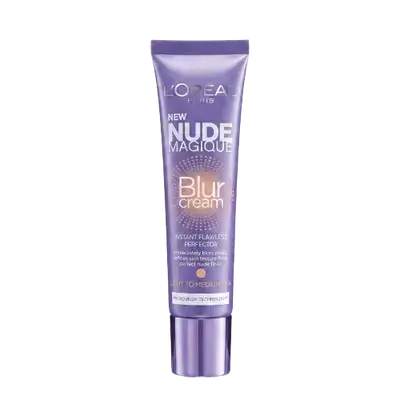 Nude Magique Blur Cream Instant Flawless Perfector LIGHT TO MEDIUM Skin 25ml _ L'OREAL PARIS