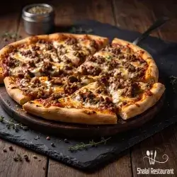 Meat and Cheese Pizza