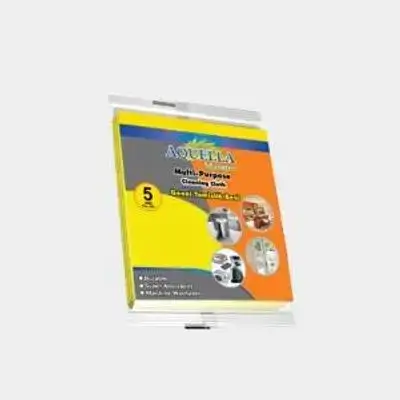 Cotton Club Yellow General Cleaning Cloth 5 Pack