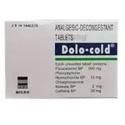 dolo cold 20tablets