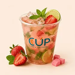 Strawberry Bubble Gum Mojito