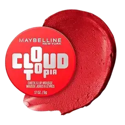 Cloudtopia Blush for Cheeks and Lip Mousse 03 Divine Crimson _ Maybelline