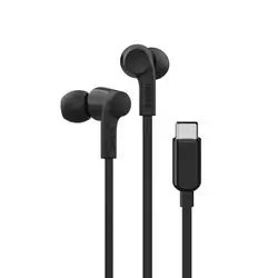 Headphone with usbc connector black