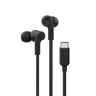 Headphone with usbc connector black