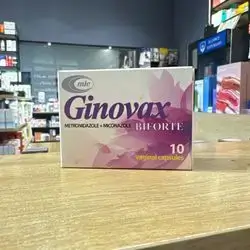 Ginovax Biforte 10 Vaginal Capsules (Minskintercaps)