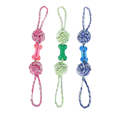 E400 dog chew rope toy