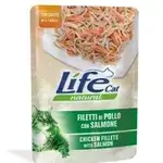 Lifecat Cat Food Bag With Chicken, Carrots and Salmon 70G