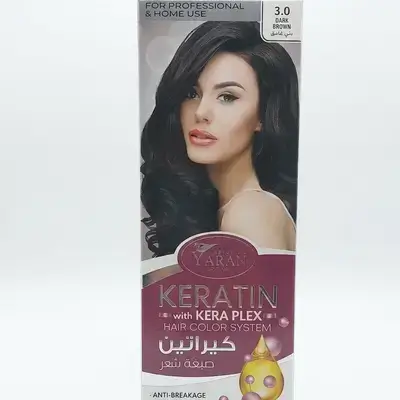 YARAN KERATIN with KERA PLEX HAIR COLOR SYSTEM - 3.0 Dark Brown