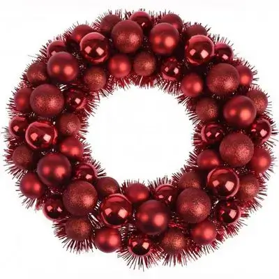 Wreath Tınsel 56 Pcs Xmas Balls